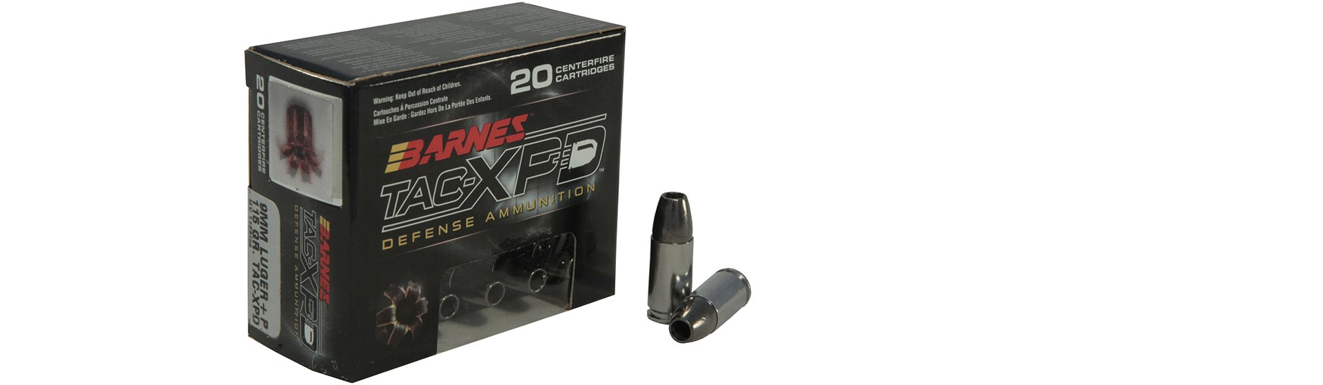 Barnes Tac-XP 9mm Ammo
