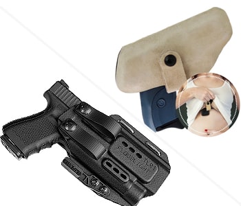 A bad holster will cause your pistol to slip out at the worst time. Get a quality holster.