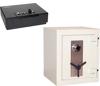 Secure your guns from unauthorized access with a gun safe.
