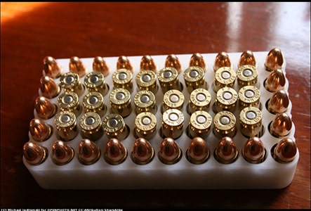 FMJ 9mm ammo