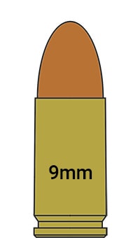 9mm Luger Parabellum Drawing