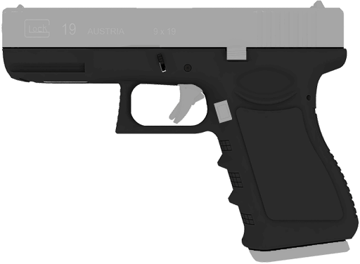 The frame of a Glock 19