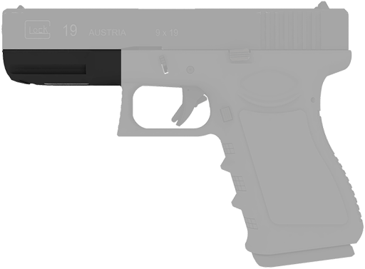 Rail on a Glock 19