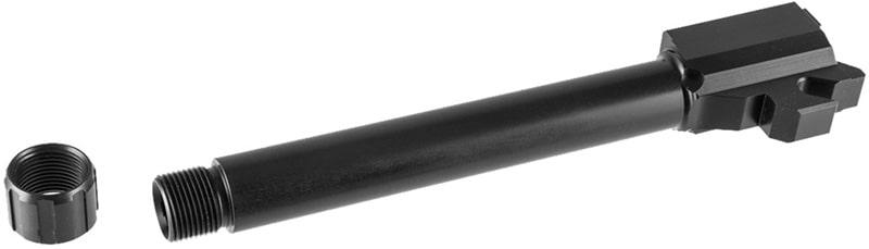 Threaded pistol barrel