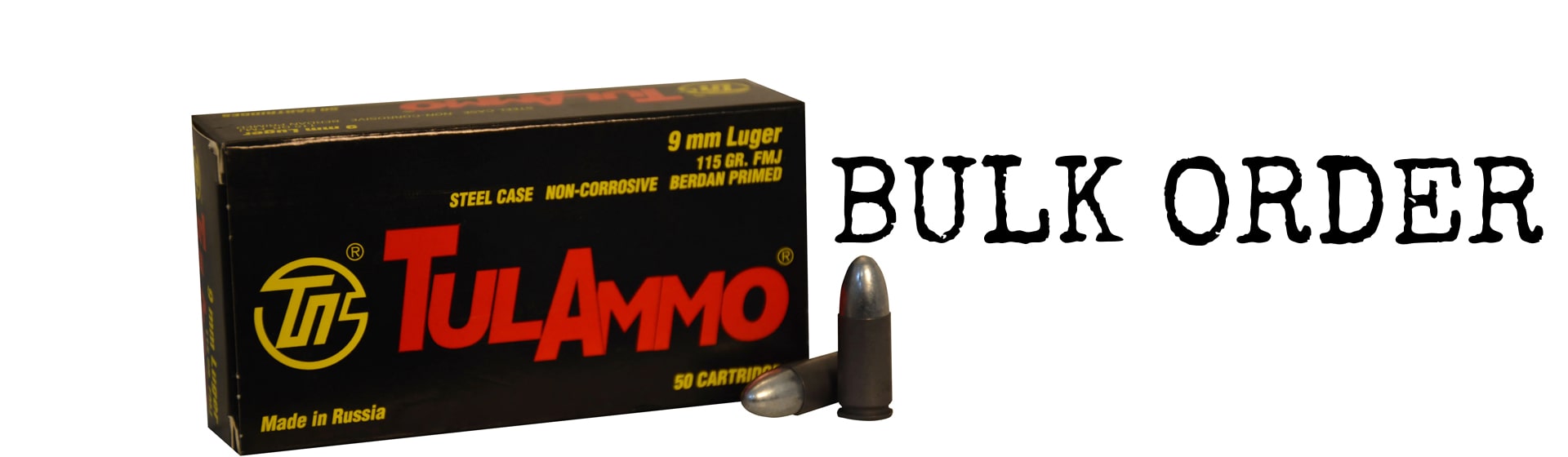 Tula Steel-cased Bulk 9mm Ammo
